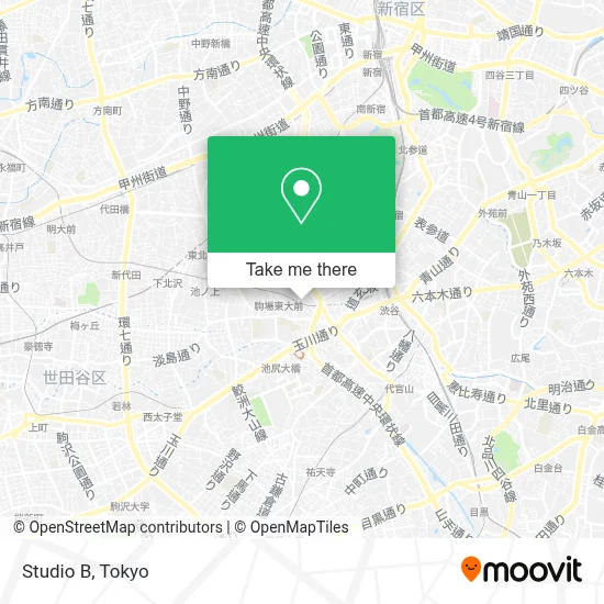 Studio B map
