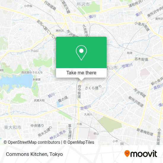 Commons Kitchen map