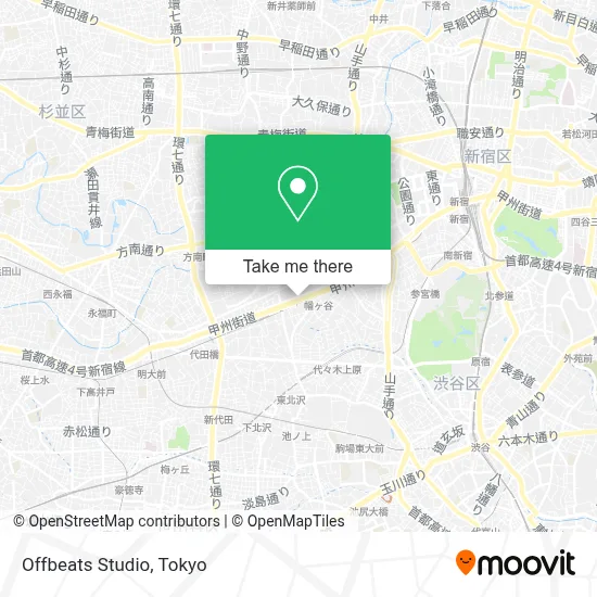 Offbeats Studio map