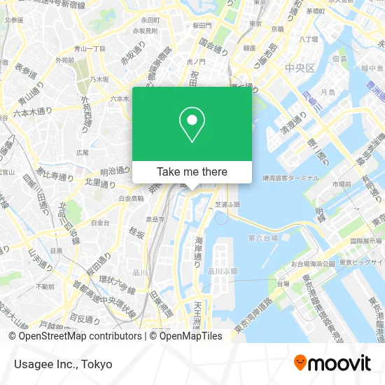 Usagee Inc. map