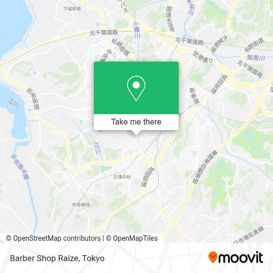 Barber Shop Raize map