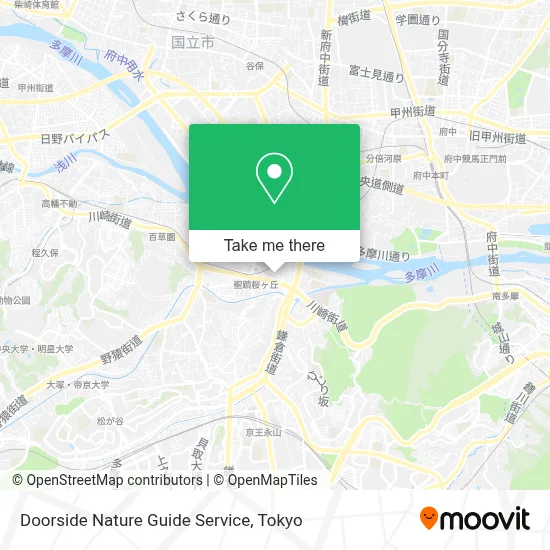 Doorside Nature Guide Service map