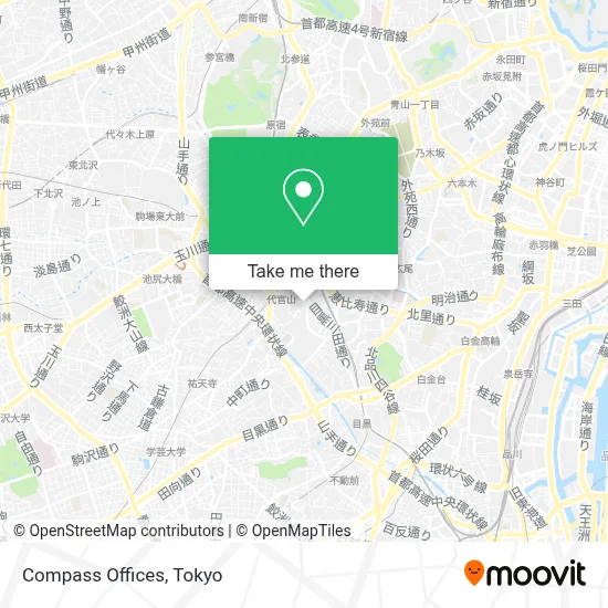 Compass Offices map