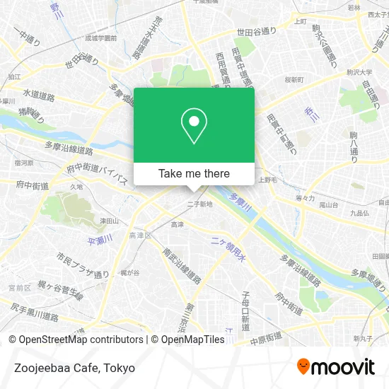 Zoojeebaa Cafe map