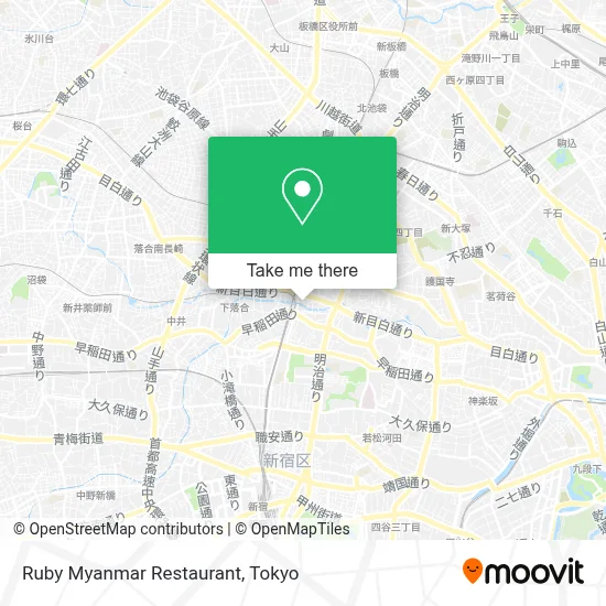 Ruby Myanmar Restaurant map