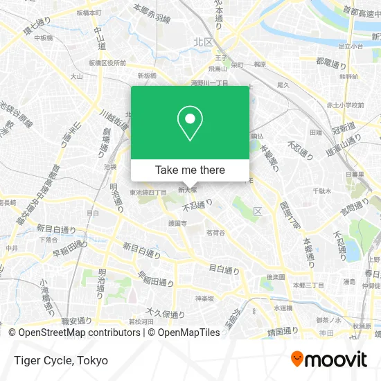 Tiger Cycle map