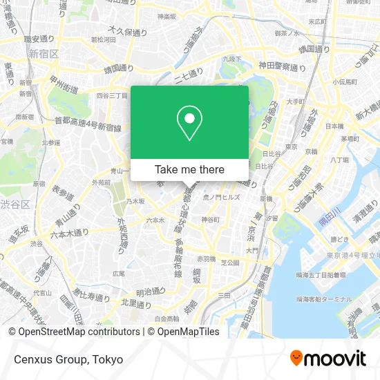 Cenxus Group map