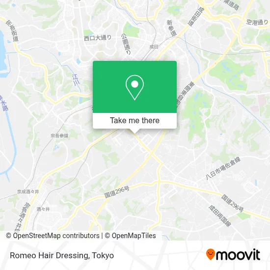 Romeo Hair Dressing map