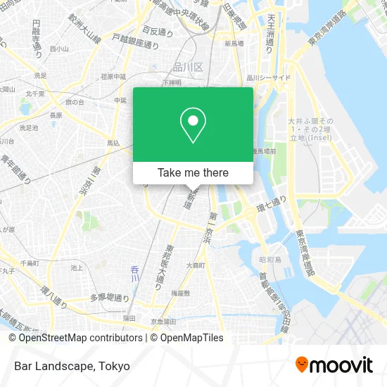 Bar Landscape map