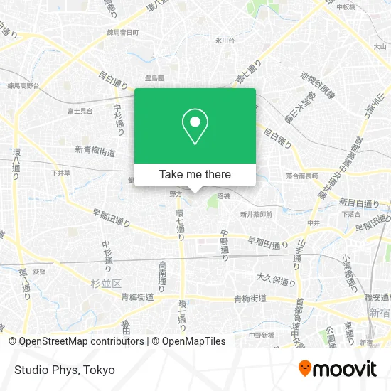 Studio Phys map