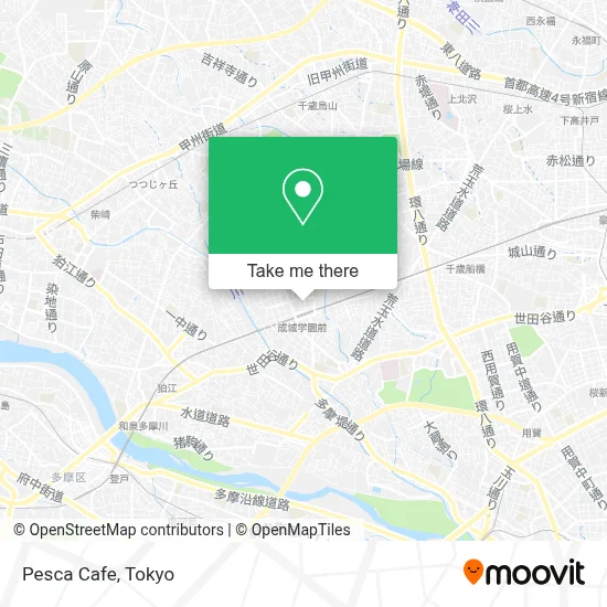 Pesca Cafe map