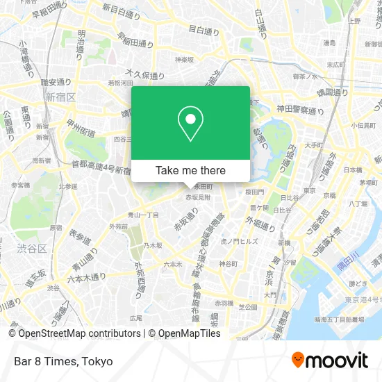 Bar 8 Times map
