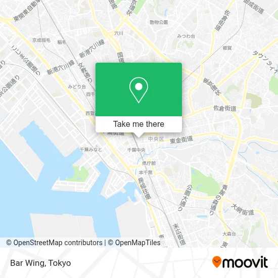 Bar Wing map