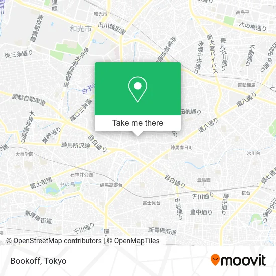 Bookoff map