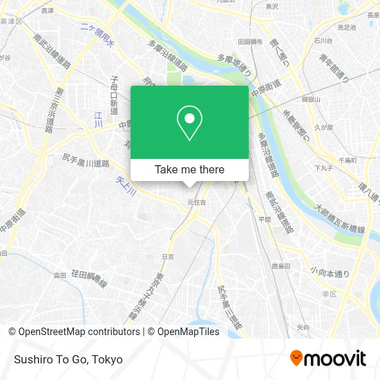 Sushiro To Go map