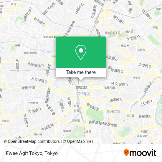 Fwee Agit Tokyo map