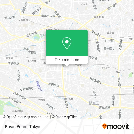 Bread Board map