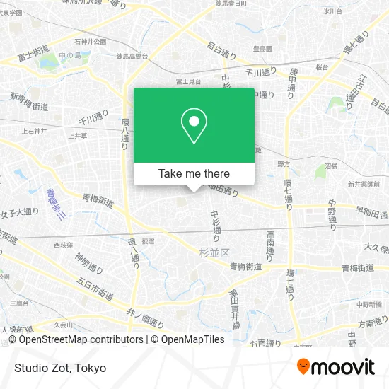 Studio Zot map