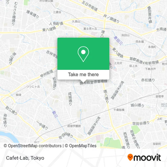 Cafet-Lab map