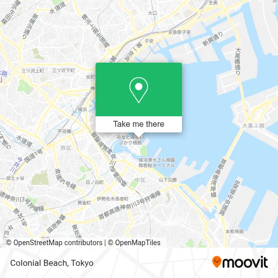 Colonial Beach map
