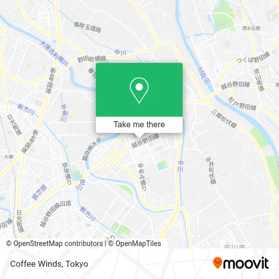Coffee Winds map