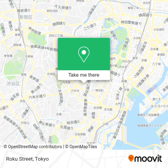 Roku Street map