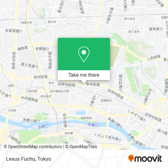 Lexus Fuchu map