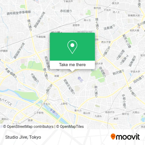 Studio Jive map