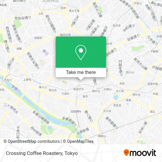 Crossing Coffee Roastery map