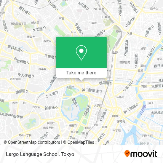 Largo Language School map