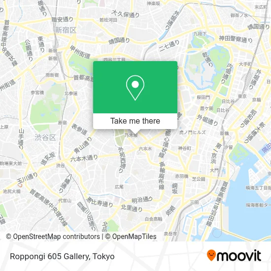 Roppongi 605 Gallery map