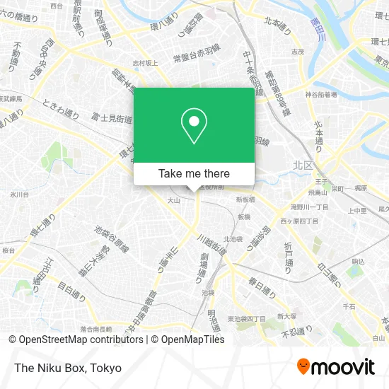 The Niku Box map