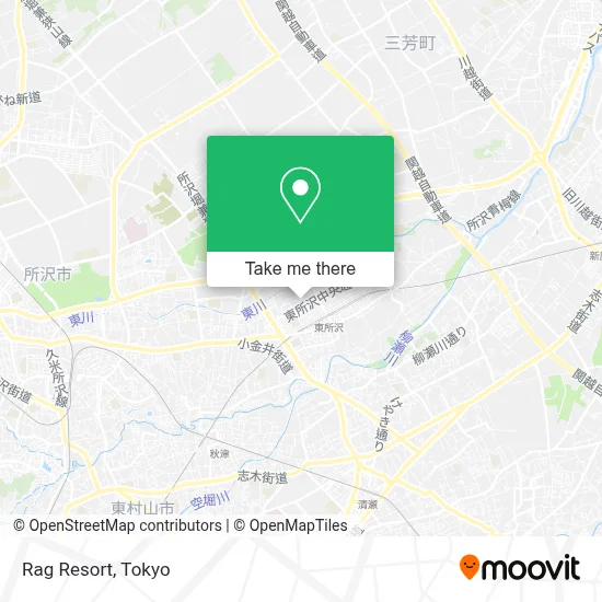 Rag Resort map