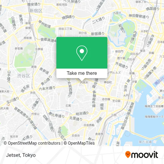 Jetset map