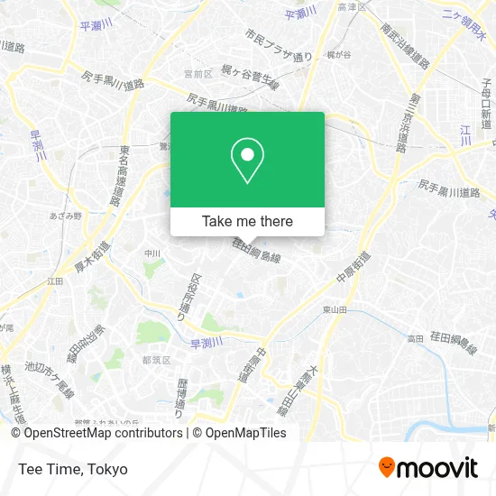 Tee Time map