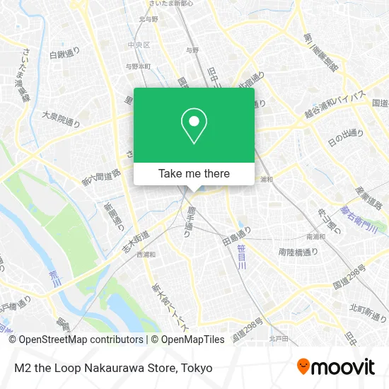 M2 the Loop Nakaurawa Store map
