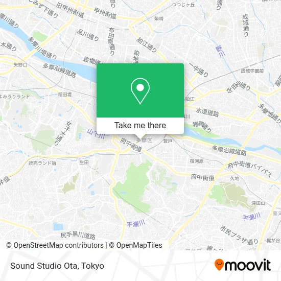 Sound Studio Ota map