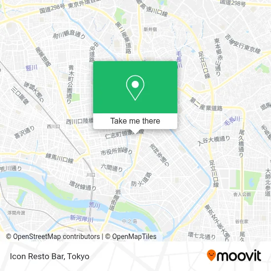 Icon Resto Bar map