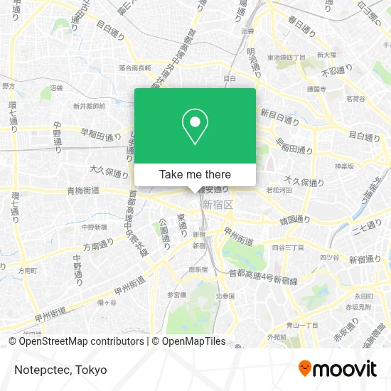 Notepctec map