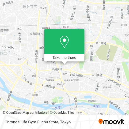 Chronos Life Gym Fuchu Store map