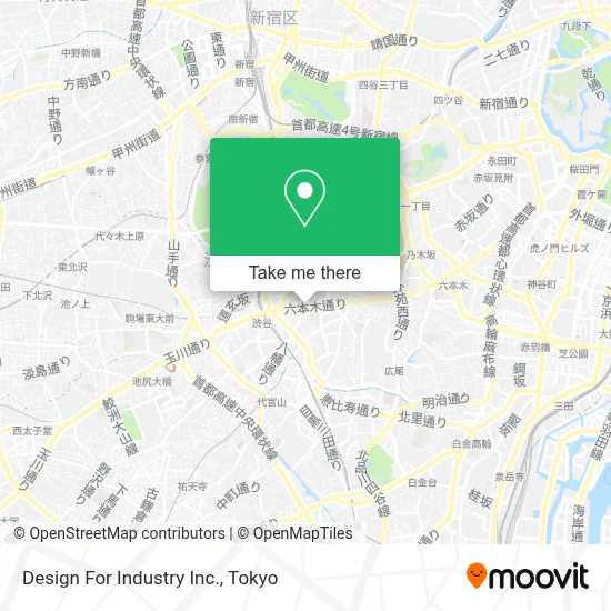 Design For Industry Inc. map