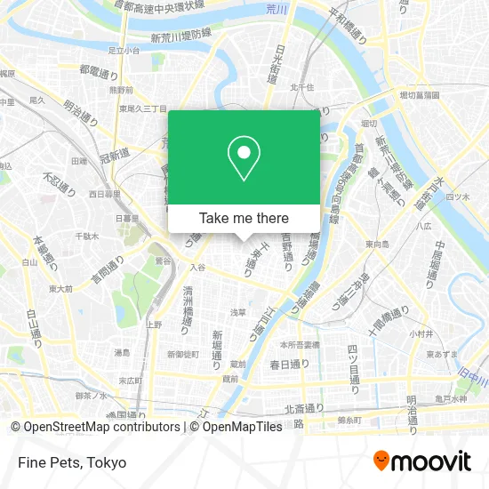 Fine Pets map