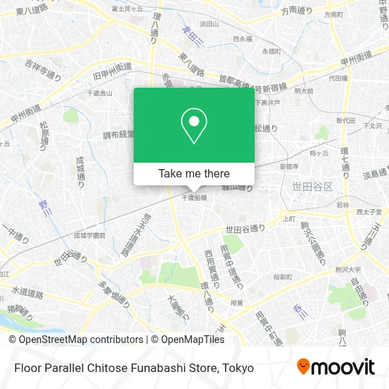 Floor Parallel Chitose Funabashi Store map