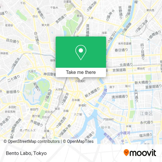 Bento Labo map