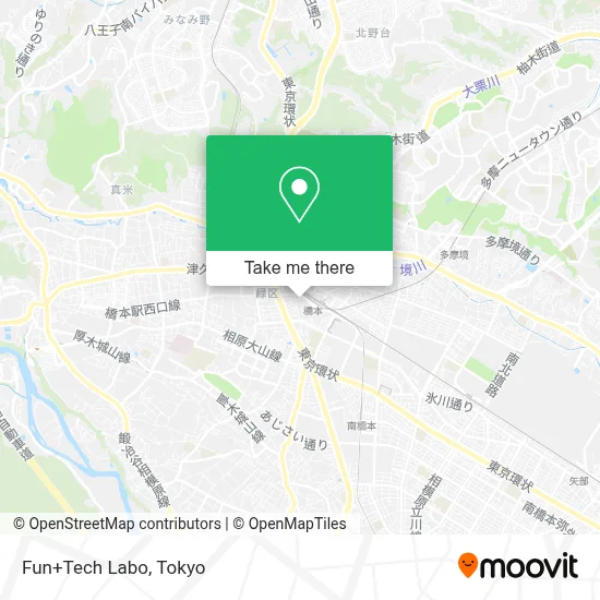 Fun+Tech Labo map