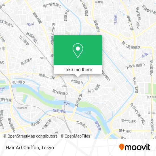 Hair Art Chiffon map
