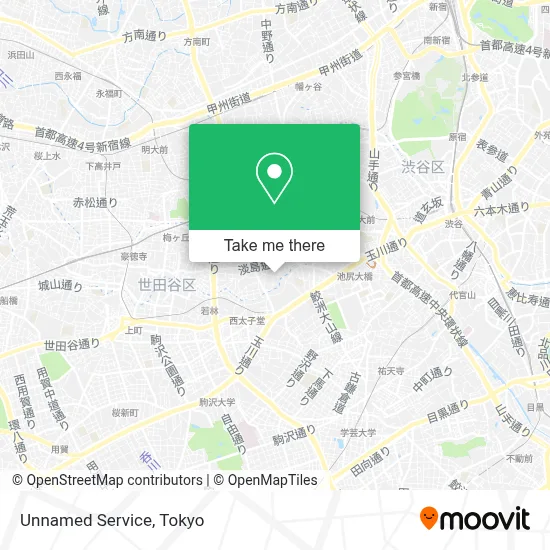 Unnamed Service map