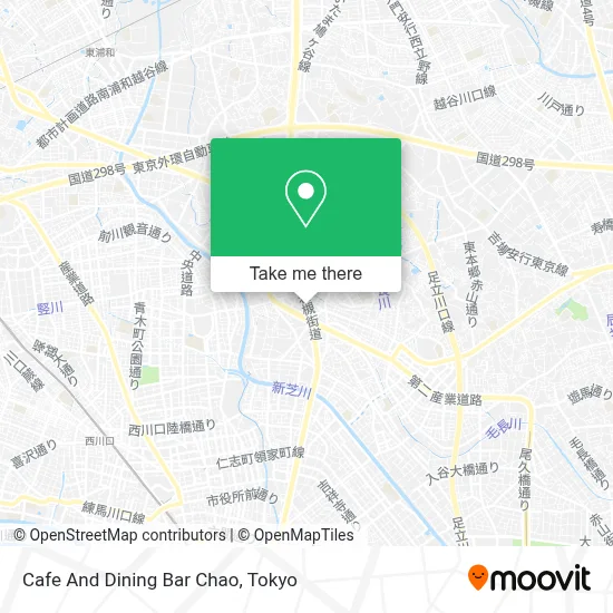 Cafe And Dining Bar Chao map