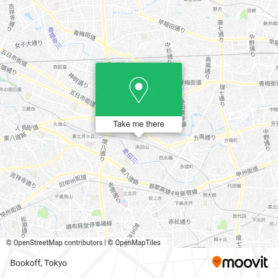 Bookoff map
