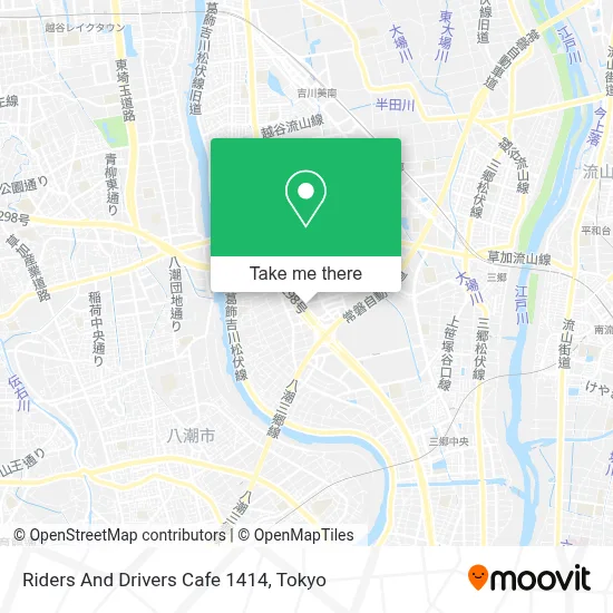 Riders And Drivers Cafe 1414 map